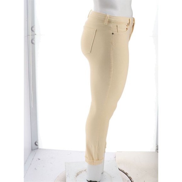 NWT NYDJ AMI SKINNY ANKLE RAW CUFF JEANS‎ COLOR MARIGOLD 16 - Picture 7 of 13